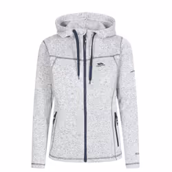 Trespass Odelia Womens Full Zip Fleece Hood Jacket - 6, Cerise Marl
