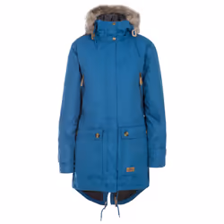 Trespass Womens Parka Jacket Waterproof Clea - 12, Indigo