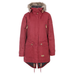 Trespass Womens Parka Jacket Waterproof Clea - 6, Merlot