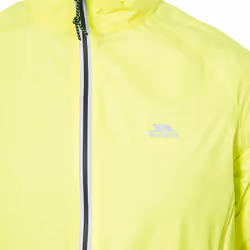 Trespass Mens Waterproof Jacket With Hood Retract - M, Hi Visibility Yellow