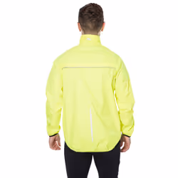 Trespass Mens Waterproof Jacket With Hood Retract - XXL, Hi Visibility Yellow