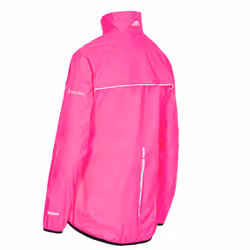 Trespass Womens Waterproof Jacket Beaming - 6, Hi Visibility Pink