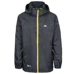 Trespass Adults Waterproof Packaway Jacket QikpacX - XXL, Black