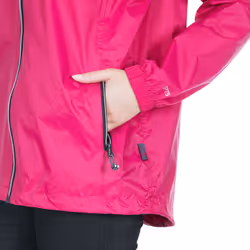 Trespass Adults Waterproof Packaway Jacket QikpacX - M, Cassis