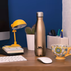 Trespass Stainless Steel Insulated Bottle Flask - EACH, Bronze