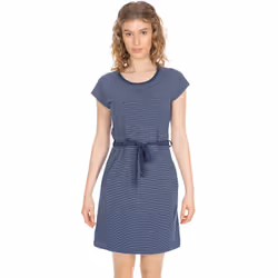 Trespass Womens Summer Dress Round Neck Lidia - 14, Navy  Stripe