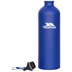 Trespass Drinking Bottle 1L Stainless Steel Slurp