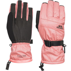 Trespass Adults Embray Outdoor Warm Waterproof Ski Skiing Snowboarding Gloves - XL, Dusty Rose