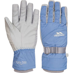 Trespass Adults Vizza II Outdoor Warm Waterproof Skiing Snowboarding Gloves - XL, Denium Blue
