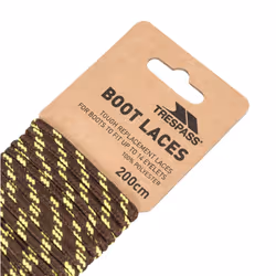 Trespass Tough Walking Boot Laces 200cm - EACH, Brown