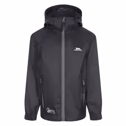 Trespass Qikpac X Waterproof Packaway Jacket - 2-3 Years, Black / Carbon
