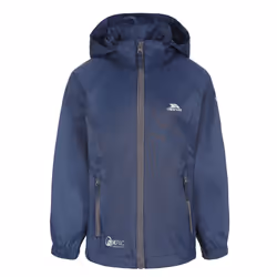 Trespass Qikpac X Waterproof Packaway Jacket - 7-8 Years, Navy/Carbon