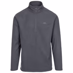 Trespass Mens 1/2 Zip Fleece Pullover Keynote - M, Charcoal