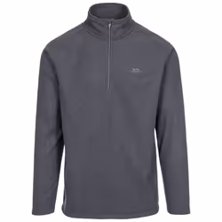 Trespass Mens 1/2 Zip Fleece Pullover Keynote - XS, Charcoal