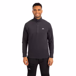 Trespass Mens 1/2 Zip Fleece Pullover Keynote - XS, Charcoal