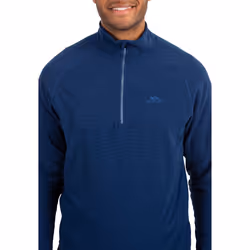 Trespass Mens 1/2 Zip Fleece Pullover Keynote - L, Dark Navy