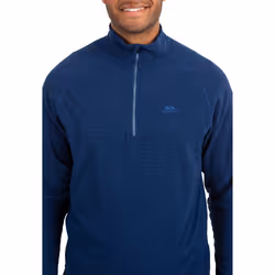 Trespass Mens 1/2 Zip Fleece Pullover Keynote - M, Dark Navy
