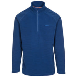 Trespass Mens 1/2 Zip Fleece Pullover Keynote - XL, Dark Navy