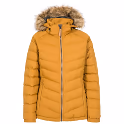 Trespass Womens Padded Hooded Casual Jacket Nadina - 10, Golden Brown