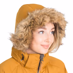 Trespass Womens Padded Hooded Casual Jacket Nadina - 10, Golden Brown
