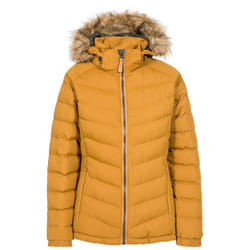 Trespass Womens Padded Hooded Casual Jacket Nadina - 8, Golden Brown
