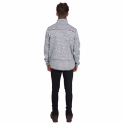 Trespass Mens Fleece Jacket Full Zip Bingham - L, Grey Marl