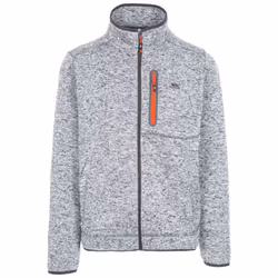 Trespass Mens Fleece Jacket Full Zip Bingham - XXL, Grey Marl