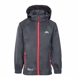 Trespass Qikpac X Waterproof Packaway Jacket - 7-8 Years, Flint