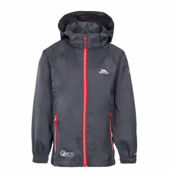 Trespass Qikpac X Waterproof Packaway Jacket - 9-10 Years, Flint