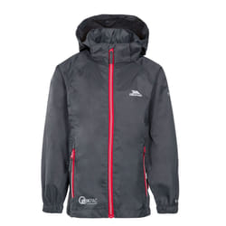 Trespass Qikpac X Waterproof Packaway Jacket - 9-10 Years, Flint