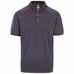 Trespass Bonington Mens Polo Shirt Plain T - M, Dark Grey