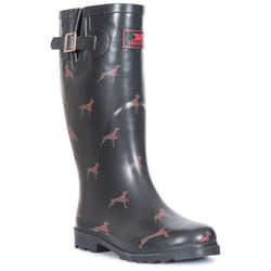 Trespass Womens Wellie Boots Full Length Samira - 4, Dog Print