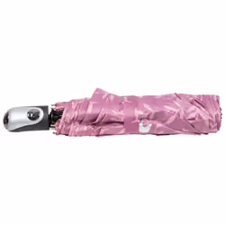 Trespass Compact Tri Fold Automatic Umbrella - EACH, Mauve Plant Print