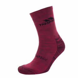 Trespass Womens Walking Socks Lightweight Leader - 3/6, Fig Melange