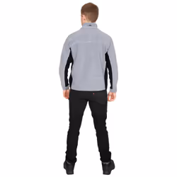 Trespass Mens Fleece Jacket Full Zip Jynx - S, Platinum Stripe