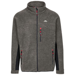 Trespass Mens Fleece Jacket Full Zip Jynx - M, Olive Stripe