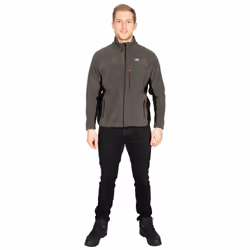 Trespass Mens Fleece Jacket Full Zip Jynx - M, Olive Stripe