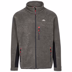 Trespass Mens Fleece Jacket Full Zip Jynx - S, Olive Stripe