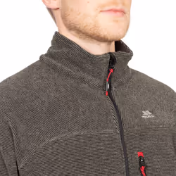 Trespass Mens Fleece Jacket Full Zip Jynx - S, Olive Stripe