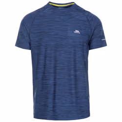 Trespass Mens Gym Tshirt Short Sleeve Gaffney - XS, Navy Marl