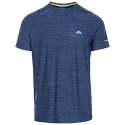 Trespass Mens Gym Tshirt Short Sleeve Gaffney - XS, Navy Marl