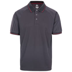 Trespass Bonington Mens Polo Shirt Plain T - S, Dark Grey