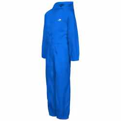 Trespass Kids Rainsuit Waterproof Button - 3-4 Years, Blue