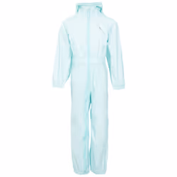 Trespass Kids Rainsuit Waterproof Button - 2-3 Years, Pale Mint