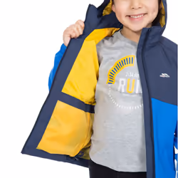 Trespass Boys Waterproof Jacket Dexterous - 2-3 Years, Navy