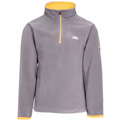 Trespass Boys 1/2 Zip Fleece Jumper Pullover Etto - 7-8 Years, Storm Grey