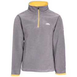 Trespass Boys 1/2 Zip Fleece Jumper Pullover Etto - 7-8 Years, Storm Grey