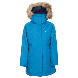 Trespass Girls Waterproof Jacket Fame - 5-6 Years, Cosmic Blue