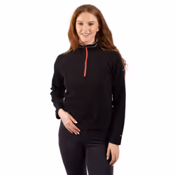 Trespass Womens Fleece Jacket With 1/2 Zip Skylar - 10, Black / White