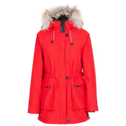 Trespass Womens Waterproof Jacket Raincoat Caption - 10, Red